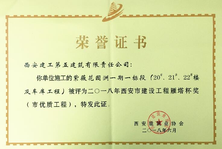 资质荣誉