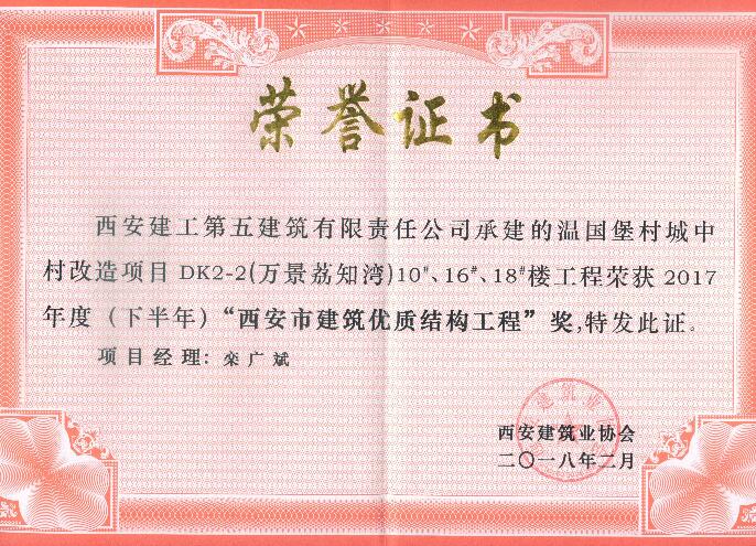资质荣誉