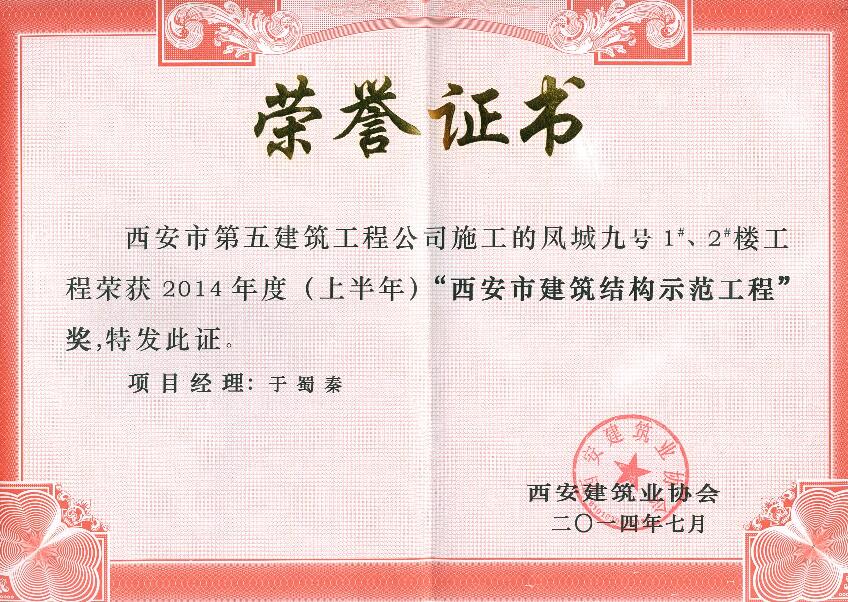 资质荣誉